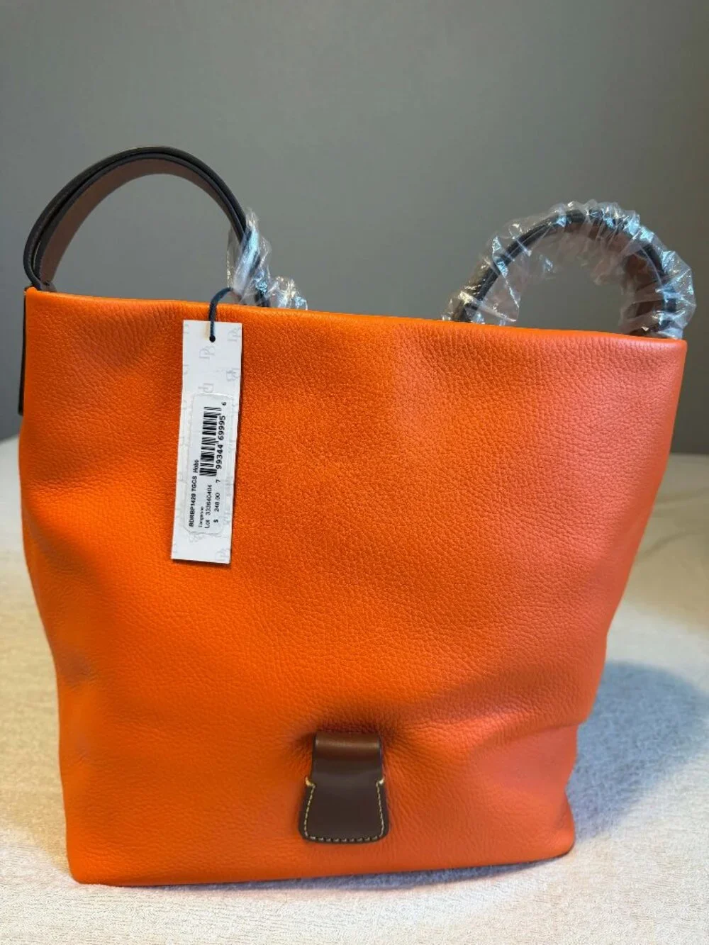 Dooney & Bourke Hobo Purse/ Tangerine
